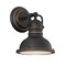 Westinghouse Fixture Wall 60W Boswell ORB High-Lights Frosted Prismatic Lens 6116100 - alternate 2